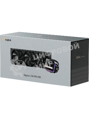 Система жидкостного охлаждения Ocypus Sigma L36 PRO BK IPS Display/черный/310W/All Intel/AMD AM*/Screws