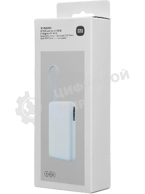 Портативный аккумулятор со встроенным кабелем Xiaomi 67W Power Bank 10000 (Integrated Cable) Ice Blue (BHR08NZGL)