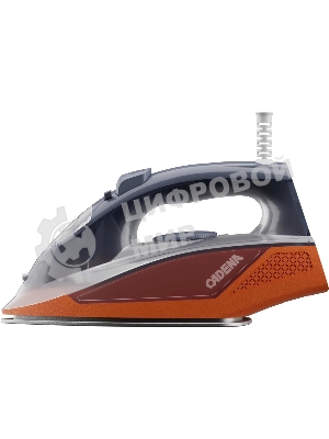 Утюг Cadena IC307C серый, 2400 Вт, 25 г/мин, 160 г/мин, 230 мл