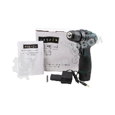 Дрель-шуруповерт Zitrek Green 12V Max 085-1015, 12 В, 2 Ач, 28Нм, щеточный