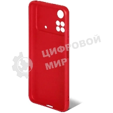 Чехол (клип-кейс) DF poCase-03 для Poco M4 Pro (4G) красный