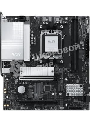 Материнская плата MSI PRO B850M-G, AM5, AMD B850, 2xDDR5, 4xSATA, 2xM.2, 1xPCIe 5.0 x16, 1xPCIe 4.0 x4, 1xDP, 1xHDMI, 1x5Gb LAN, 1xUSB-C 5Gbps, 3xUSB-A 5Gbps, 2xUSB-A 2.0, 3x3.5 мм, 7.1, mATX