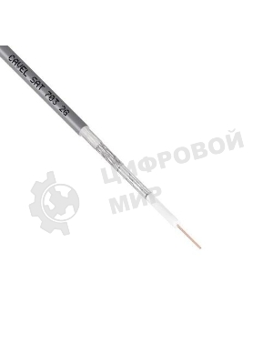 Кабель коаксиальный CAVEL SAT 703 B, Cu/Al/CuSn, 75%, 75 Ом, 7 метров, белый (цена за метр)