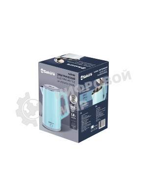 Чайник электрический Sakura SA-2150W 1.8 л, двойной корпус,бел