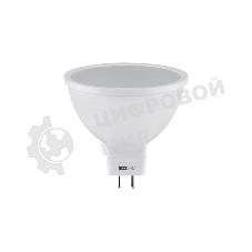 Лампа светодиодная JazzWay PLED-ECO-JCDR 5Вт 4000К белый GU5.3 400лм 220-240В