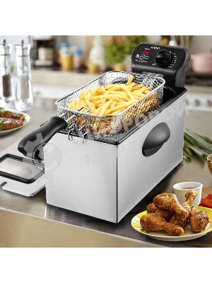 Фритюрница Kitfort КТ-2023 2180Вт черный/серебристый
