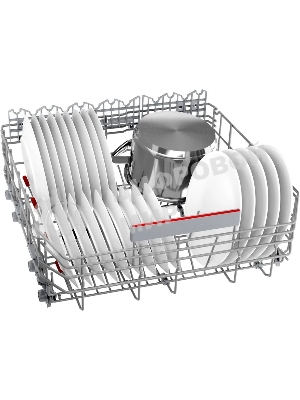 Встраиваемая посудомоечная машина Bosch SMD6ECX12E 60см., SilencePlus; Класс A-A-A; загрузка на 14 комплектов посуды, сенсорное управление, 8 программ, 59.8x55x81.5-87.5 см,сушка: с открыванием дверцы/с теплообменником, индикация на полу: проекция дисплея