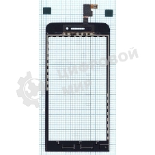 Сенсорное стекло (тачскрин) для Explay 4Game, черное