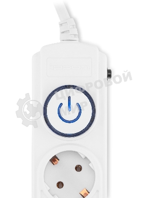 Сетевой фильтр Ippon BK-6-EU-5-10-W 5 м, 6 розеток, белый, коробка