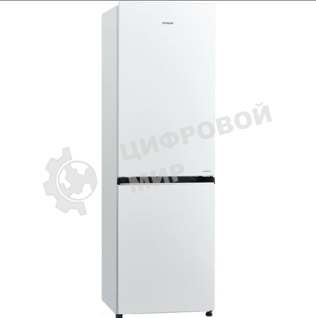 Холодильник Hitachi R-B410PUC6 PWH белый двухкамерный 215/105л морозилка снизу, No Frost