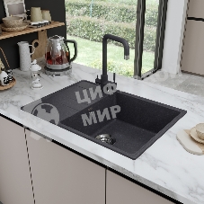 Кухонная мойка Maunfeld Lacrima 700 MFQS-700DGR темно-серый