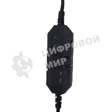 Гарнитура Raskat Strike 3U чёрный, проводная, USB, съёмный микрофон, подсветка