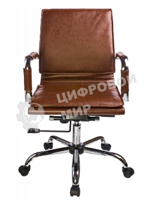 Кресло Бюрократ CH-993-Low/Brown коричневый, экокожа