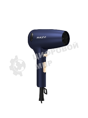 Фен Maxvi HD2001 синий, 2000 Вт