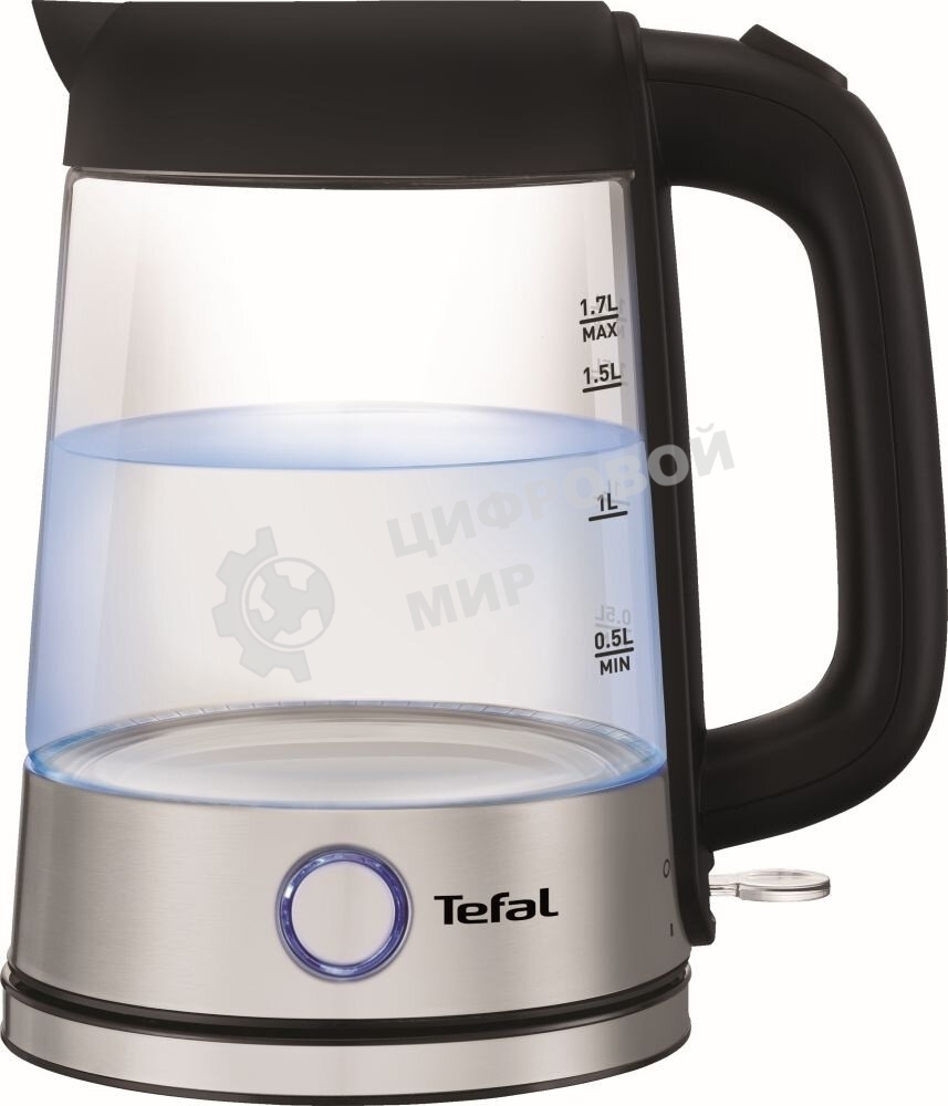 Чайник электрический Tefal KI750D30 1.7 л, 1700 Вт, серебристый/металл