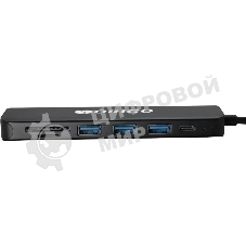 USB-концентратор ORIGO USB-C, 3xUSB 3.0, 1xUSB-C/PD 3.0, 1xHDMI, слот SD/TF/microSD