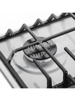 Газовая варочная панель Maunfeld EGHE.64.6CW/G, 4 конфорки, эмалированная сталь, белый