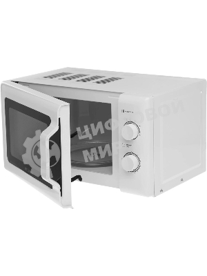 Микроволновая печь Hyundai HYM-M2051 белый, 20 л, 700 Вт, переключатели - поворотный механизм