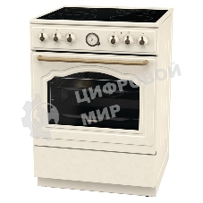 Плита электрическая Gorenje GECS6B70CLI бежевая, конфорок 4 электрических, духовка 71 л, 60 см x 85 см x 60 см