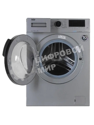 Стиральная машина Beko WSPE7H616S cеребристый, загрузка фронтальная 7,5 кг, 1200 об/мин., класс: А