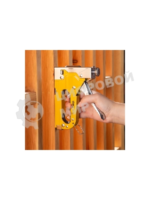 Мебельный степлер Deli DL1313 3-в-1. 4-8мм. 0,6 кг. Полностью стальная конструкция. Подходит для D/U/T.