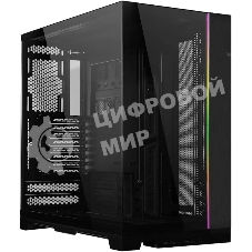 Компьютерный корпус LIAN LI O11 Dynamic EVO XL Black, Large Case: EATX(under 280mm)/ATX/MICRO-ATX/MINI-ITX, 4xUSB 3.0, 1xUSB Type-C, 1xAudio, Included Fans: none
