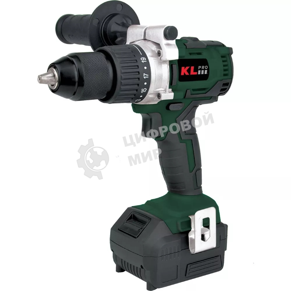 Дрель-шуруповерт Klpro KLNM18B-20, 18 В, 2 Ач, 60 Нм, бесщеточный