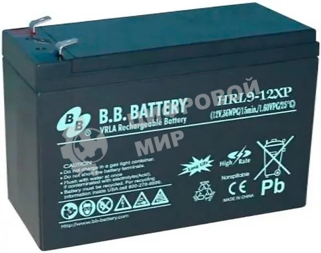 Батарея для ИБП BB HRL 9-12XP 12В 9А·ч