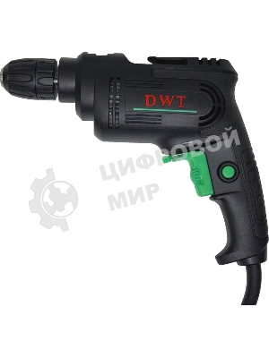 Дрель сетевая безударная DWT BMP04-10 C/450 Вт/до 3300 об.в мин/1.0-10 мм/реверс/кабель 2 м/черный (BMP04-10 C)