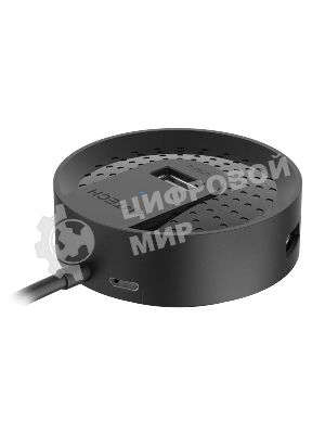 Разветвитель USB 2.0 A4Tech HUB-20 4порт. черный