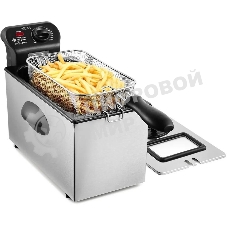 Фритюрница Kitfort КТ-2023 2180Вт черный/серебристый