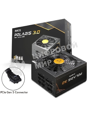 Блок питания Chieftec Polaris 3.0 PPS-1250FC-A3, 1250Вт, 80 PLUS Gold, 135мм, модульный, черный
