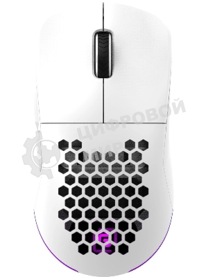 Мышь беспроводная Oklick 900GMW белый, 26000 dpi, радиоканал, Bluetooth, USB, кнопки - 6