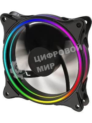 Вентилятор для корпуса Bloody BD-CF120ARGB3 ARGB черный, 120 мм, 1600 об/мин, 26 дБ, 4 pin