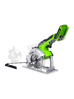 Циркулярная пила аккумуляторная GreenWorks G24MCS 24В, бесщеточная, без АКБ и ЗУ (1501207)