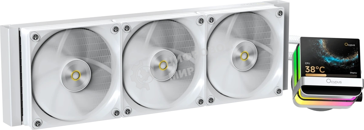 Система жидкостного охлаждения Ocypus Sigma L36 PRO WH IPS Display/ white/ 310W/ All Intel/ AMD AM* / Screws