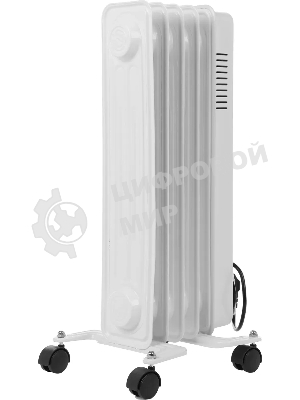 Обогреватель масляный Ballu Comfort BOH/CM-05WDN 1000 (5 секций) белый, 1000 Вт, 15 м2, термостат