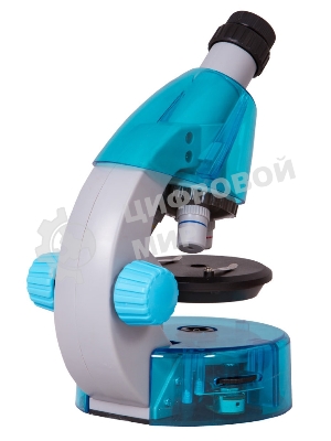 Микроскоп Levenhuk LABZZ M101 AZURE Лазурь Тип микроскопа: биологические,Тип насадки: монокулярные,Материал оптики: оптический пластик,Угол наклона окулярной насадки: 45°,Увеличение: 40–640 крат,Фокусировка: грубая,Корпус: пластик,Подсветка: светодиодная,Регулировка яркости: есть,Питание от батаре