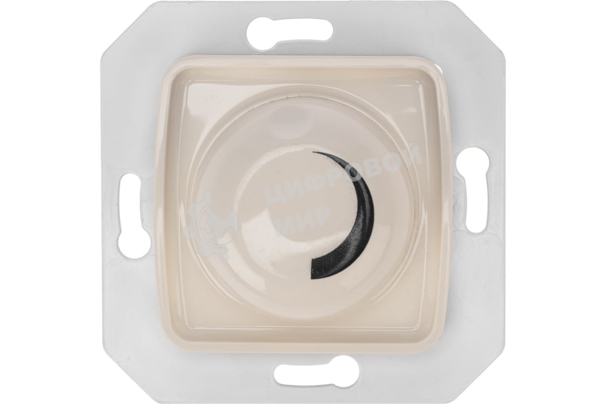 Светорегулятор Kranz DEA 300Вт с/у мех. бежевый (1/10/100)