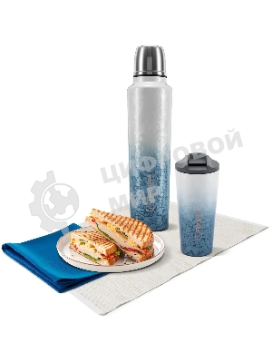 Термос для напитков Rondell Nubes RDS-1970 1 л. серый, картонная коробка