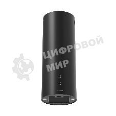 Вытяжка Kuppersberg, цилиндрическая, настенная, 35 см, электронное кнопочное управление, таймер, отвод/рециркуляция, 3 скорости, производительность 850 м3/ч, LED освещение, обратный клапан, уровень шума 68 дБ, угольный фильтр CF110 (опция), цвет черный