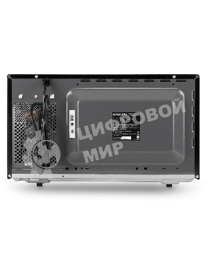 Микроволновая печь Hyundai HYM-D3009 черный, 23 л, 800 Вт, переключатели - кнопки, поворотный механизм