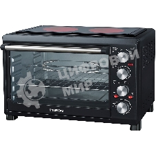 Мини-печь Hyundai MIO-HY086 38 л, 1600 Вт, черный