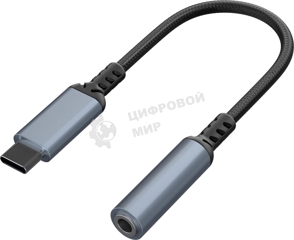Переходник Defender JACK03-01 PRO 3.5 jack (F)-Type-C(M) c ЦАП 1