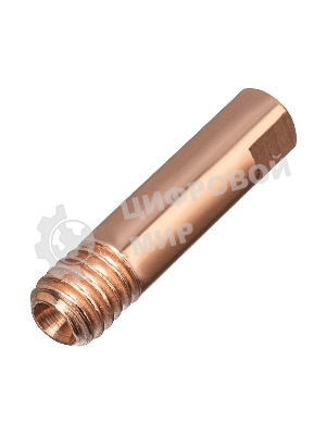 Токосъемный наконечник под проволоку Denzel 1,2 мм, М5х24, E-CU, 20 шт для MIG горелки тип 15