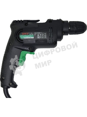 Дрель сетевая безударная DWT BMP04-10 C/450 Вт/до 3300 об.в мин/1.0-10 мм/реверс/кабель 2 м/черный (BMP04-10 C)