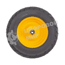 Колесо пневматическое бескамерное Denzel 16х4.00-8 D410мм, d12мм, длина оси 104мм