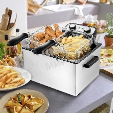 Фритюрница Kitfort КТ-2025 3270Вт черный/серебристый