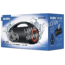 Колонка портативная SVEN АС PS-370 черный 40W 2.0 BT