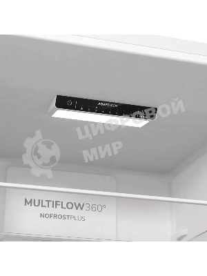 Холодильник Gorenje NRK6201PW4 белый двухкамерный 235/96л морозилка снизу, No Frost